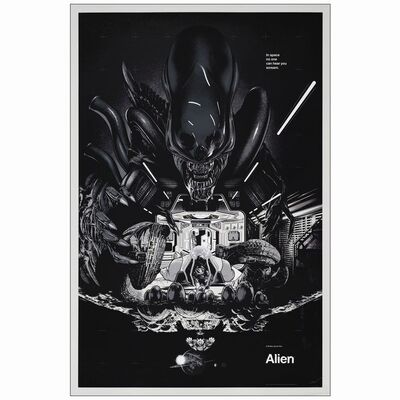438. Limited Edition Screen Print (24" x 36"); Hand-Numbered and Artist-Signed; Very Fine+ Rolled ### ALIEN (2014)