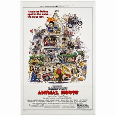 443. One Sheet (27" x 41"); Style B; Very Fine Folded ### ANIMAL HOUSE (1978)