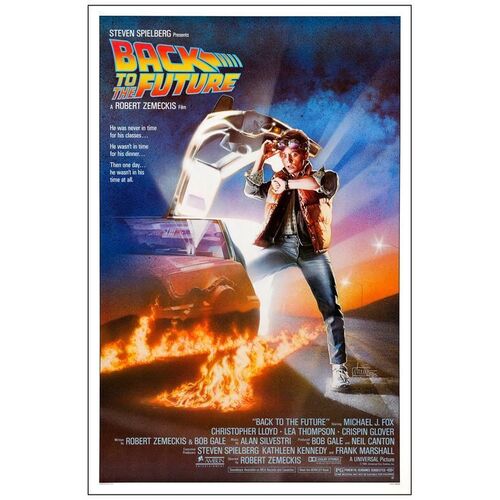 448. One Sheet (27" x 41"); Near Mint Rolled ### BACK TO THE FUTURE (1985)