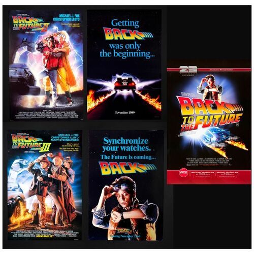 450. One Sheets (5) (27" x 40"); Regular and Advance Styles; Very Fine Rolled ### BACK TO THE FUTURE TRILOGY (1989-2010)