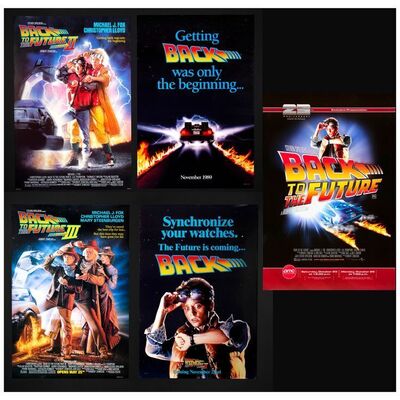 450. One Sheets (5) (27" x 40"); Regular and Advance Styles; Very Fine Rolled ### BACK TO THE FUTURE TRILOGY (1989-2010)
