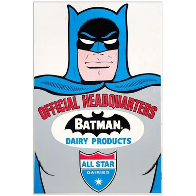452. Product Poster (40" x 59.5"); Fine+ Rolled ### BATMAN ALL STAR DAIRIES (1966)