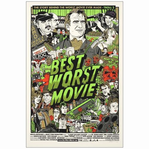 457. Limited Edition Screen Print (24" x 36"); Hand-Numbered and Artist-Signed; Very Fine+ Rolled ### BEST WORST MOVIE (2010)