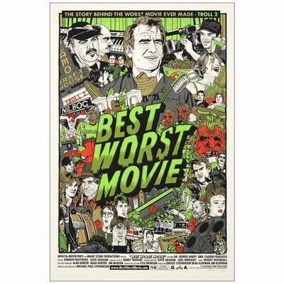 457. Limited Edition Screen Print (24" x 36"); Hand-Numbered and Artist-Signed; Very Fine+ Rolled ### BEST WORST MOVIE (2010)