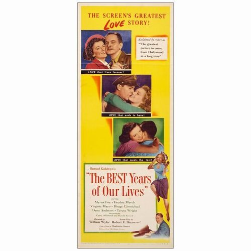 458. Insert (14" x 36"); Very Fine- Folded ### THE BEST YEARS OF OUR LIVES (1946)