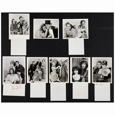 459. Single-Weight, Silver Gelatin, Vintage Photographs (8) (8.25" x 10" (1), 9" x 7" (7); Very Fine ### BEWITCHED (1964-1972)