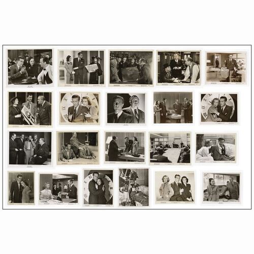 462. Single-Weight, Silver Gelatin, Vintage Photographs (21) (8" x 10"); Very Fine- ### THE BIG CLOCK (1948)