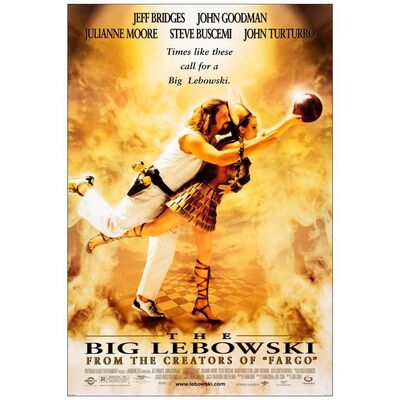 465. One Sheet (27" x 40"); Double-Sided; Very Fine+ Rolled ### THE BIG LEBOWSKI (1988)