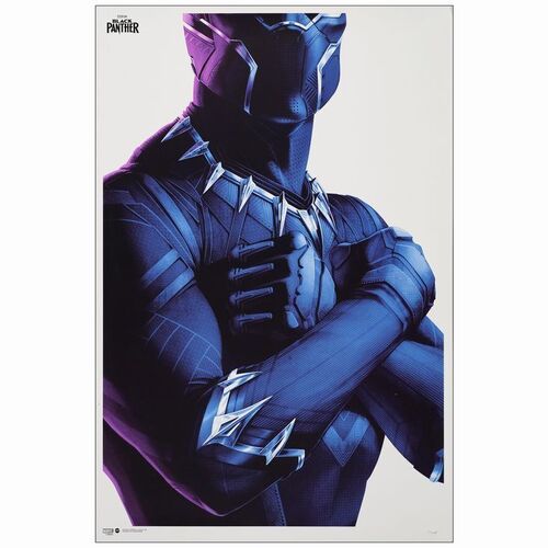 474. Limited Edition Screen Print (24" x 36"); Variant Edition, Hand-Numbered; Fine+ Rolled ### BLACK PANTHER (2022)