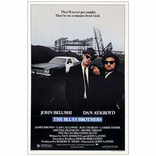 480. One Sheet (27" x 41"); Very Fine- on Linen ### THE BLUES BROTHERS (1980)