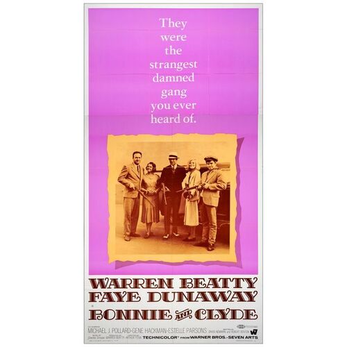 482. Three Sheet (41" x 79") From the David Frangioni Collection; Very Fine Folded ### BONNIE AND CLYDE (1967)