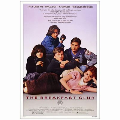 484. One Sheet (27" x 41"); Very Fine Rolled ### THE BREAKFAST CLUB (1985)