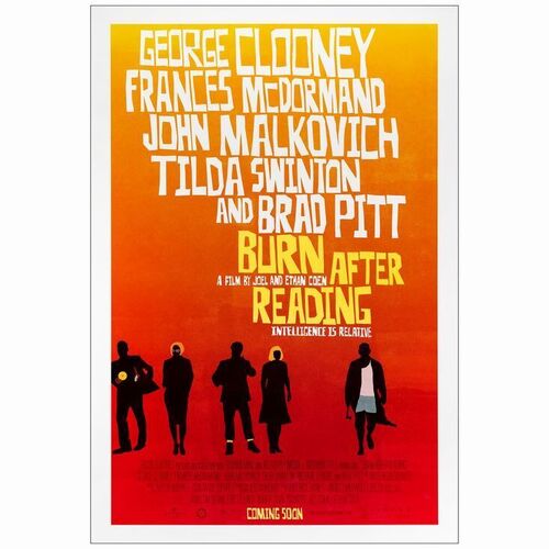 489. One Sheet (27" x 40"); Double-Sided Advance; Very Fine- Rolled ### BURN AFTER READING (2008)