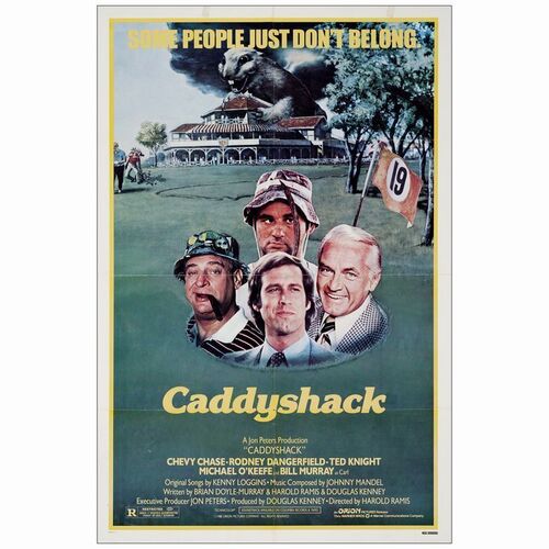 490. One Sheet (27" x 41"); Very Fine- Folded ### CADDYSHACK (1980)