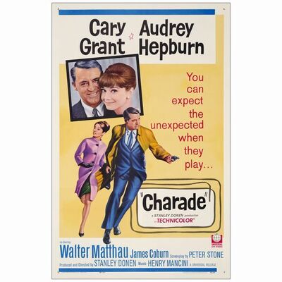 493. One Sheet (27" x 41"); Fine+ on Linen ### CHARADE (1963)