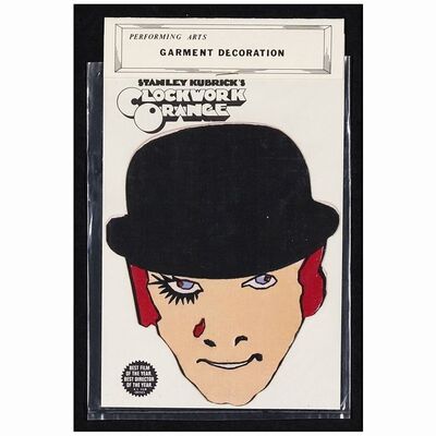 501. Iron-On Color Fast Garment Decoration (9" x 5.5"); Near Mint ### A CLOCKWORK ORANGE (1971)