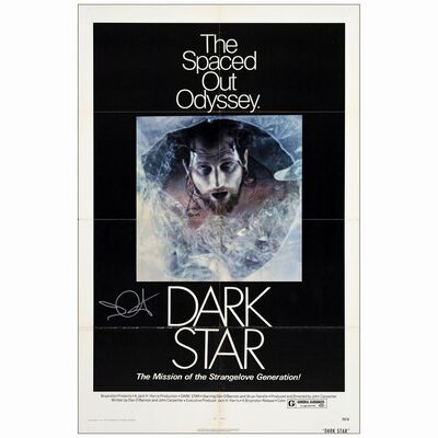 513. One Sheet (27" x 41") Signed by Director John Carpenter; Very Fine- Folded ### DARK STAR (1974)