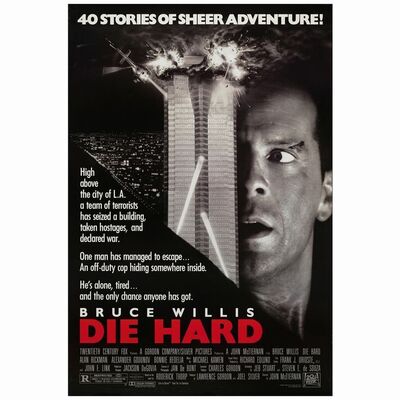 519. Full-Bleed One Sheet (27" x 40"); Very Fine Rolled ### DIE HARD (1988)