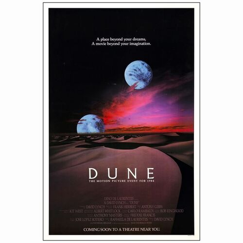 534. One Sheet (27" x 41"); Advance; Very Fine- Rolled ### DUNE (1984)
