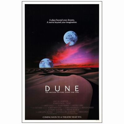 534. One Sheet (27" x 41"); Advance; Very Fine- Rolled ### DUNE (1984)