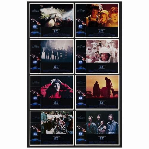 535. Lobby Card Set (11" x 14"); Very Fine ### E.T. THE EXTRA-TERRESTRIAL (1982)