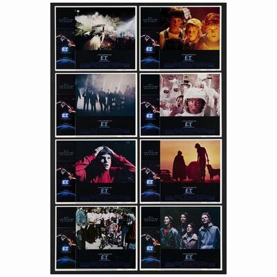 535. Lobby Card Set (11" x 14"); Very Fine ### E.T. THE EXTRA-TERRESTRIAL (1982)