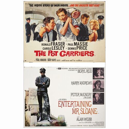 542. British Quads (2) (30" x 40"); Fine+ Rolled ### ENTERTAINING MR. SLOANE (1970/1962)