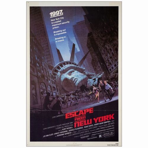 545. One Sheet (27" x 41"); NSS Style; Fine+ Folded ### ESCAPE FROM NEW YORK (1981)