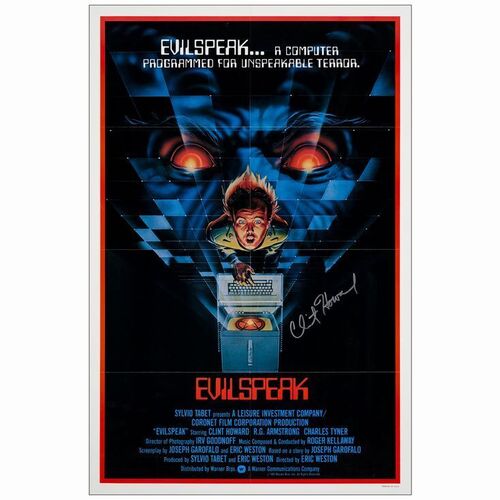 548. One Sheet (27" x 41") Signed by Clint Howard; International Style; Very Fine+ Folded ### EVILSPEAK (1981)