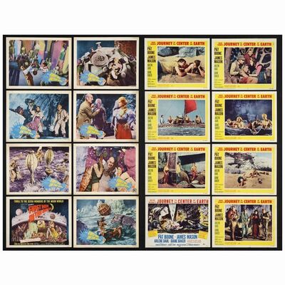 553. Lobby Card Sets (2) (11" x 14"); Very Fine ### FIRST MEN IN THE MOON AND OTHER LOT (1964/1959)