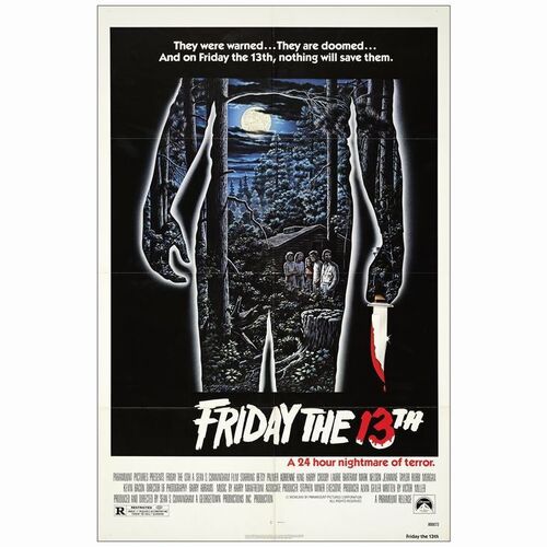 562. One Sheet (27" x 41"); Near Mint Folded ### FRIDAY THE 13TH (1980)