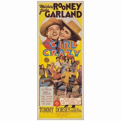 568. Insert (14" x 36"); Very Fine Folded ### GIRL CRAZY (1943)