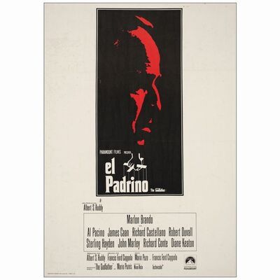 571. Spanish One Sheet (27" x 39"); Fine on Linen ### THE GODFATHER (1972)