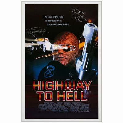 578. One Sheet (27" x 41") Signed by C.J. Graham and Kristy Swanson; International Style; Very Fine+ Rolled ### HIGHWAY TO HELL (1991)