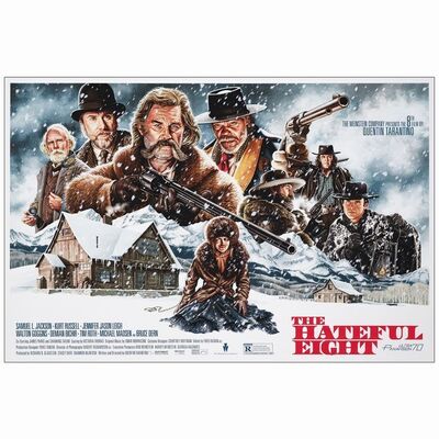 586. Limited Edition Screen Print (36" x 24"); Hand-Numbered; Very Fine+ Rolled ### THE HATEFUL EIGHT (2016)