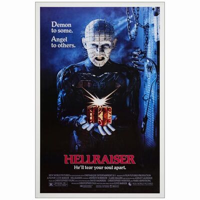 587. One Sheet (27" x 41"); Very Fine+ Rolled ### HELLRAISER (1987)