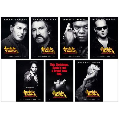 604. One Sheets (7) (27" x 40"); Advance; Very Fine+ Rolled ### JACKIE BROWN (1997)