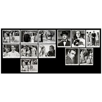 605. Single-Weight, Vintage Photographs (12) (8" x 10"); Very Fine- ### JAMES BOND: DR. NO (1962)