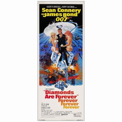 615. Insert (14" x 36"); Very Fine+ Rolled ### JAMES BOND: DIAMONDS ARE FOREVER (1971)