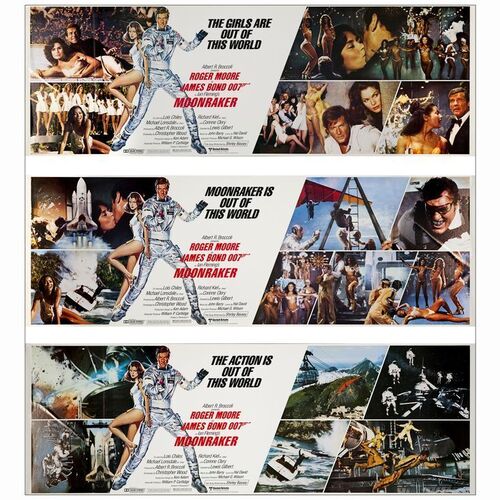 620. Banners (3) (20" x 60"); Very Fine Rolled ### JAMES BOND: MOONRAKER (1979)