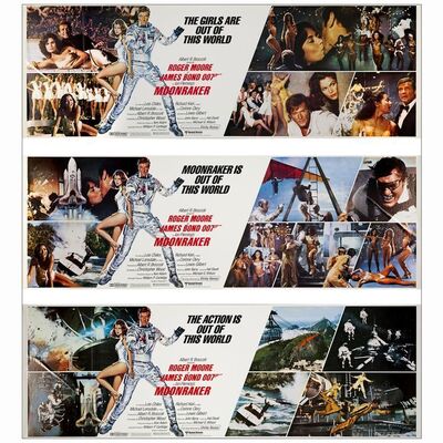 620. Banners (3) (20" x 60"); Very Fine Rolled ### JAMES BOND: MOONRAKER (1979)