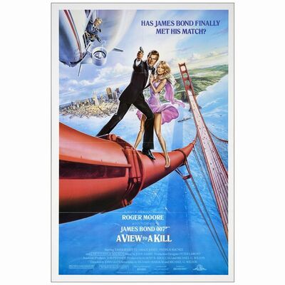 627. One Sheet (27" x 41"); Very Fine+ Folded ### JAMES BOND: A VIEW TO A KILL (1985)