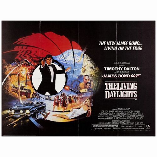 629. British Quad (39.5" x 30"); Country-of-Origin; Very Fine+ Folded ### THE JAMES BOND: LIVING DAYLIGHTS (1987)