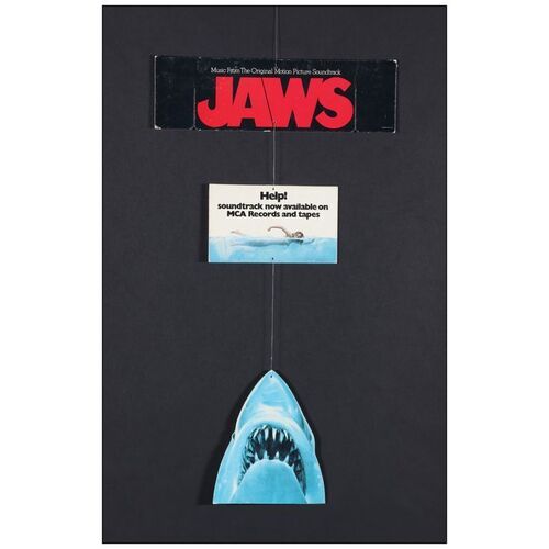 633. Record Store Mobile (Hanging: 11.25" x 20.5") From the David Frangioni Collection; Very Fine+ ### JAWS (1975)