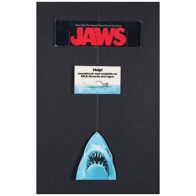 633. Record Store Mobile (Hanging: 11.25" x 20.5") From the David Frangioni Collection; Very Fine+ ### JAWS (1975)