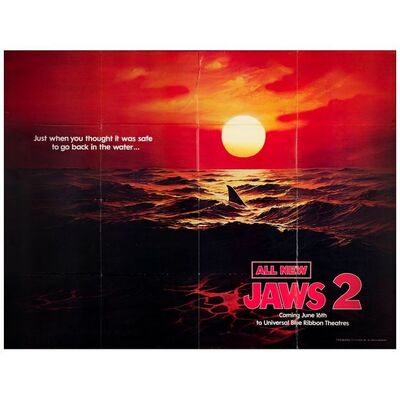 635. Subway Poster (45" x 60"); Advance; Very Fine Rolled ### JAWS 2 (1978)