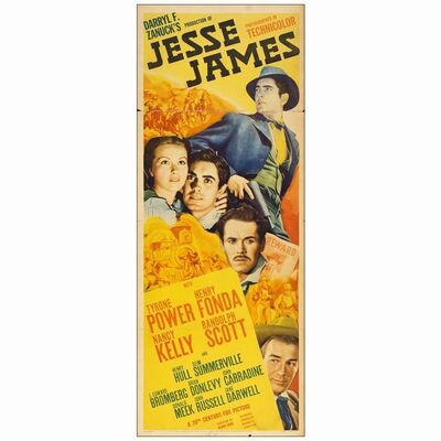 638. Insert (14" x 36"); Fine- Folded ### JESSE JAMES (1939)