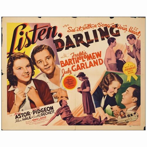 660. Half Sheet (22" x 28"); Fine- Folded ### LISTEN, DARLING (1938)