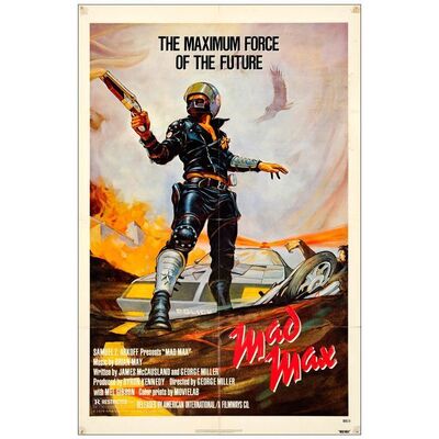 667. One Sheet (27" x 41"); Fine+ Folded ### MAD MAX (1980)