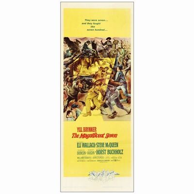 670. Insert (14" x 36"); Fine+ Folded ### THE MAGNIFICENT SEVEN (1960)